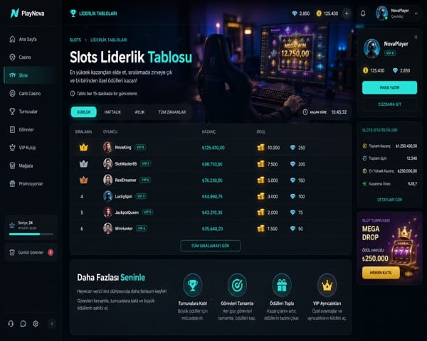 Slotime platform arayüzü ve kullanıcı deneyimi görseli